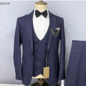 Impeccable Lavender Ash 3pcs Groom Men's Suit