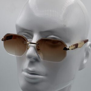 Maybach "Legacy" Rimless Tints Eyeglasses