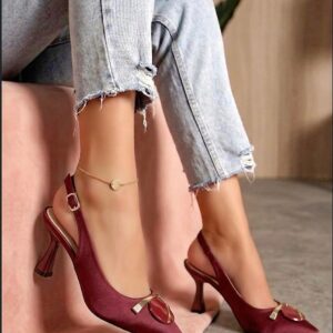 The Idumota "Satin Grace" Slingback: Timeless Allure, Modern Lift