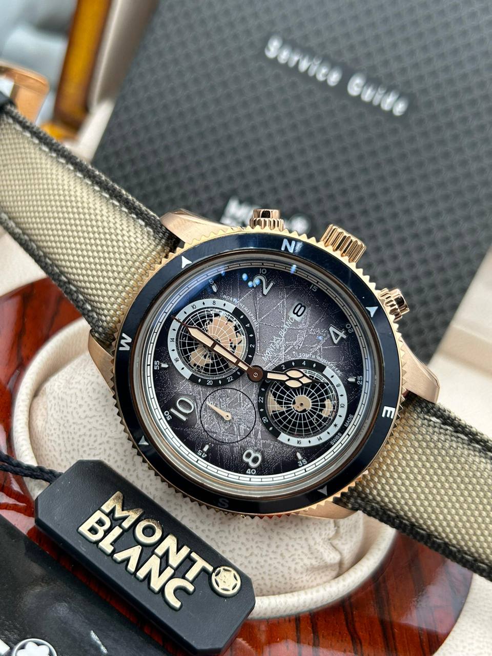 Montblanc 1858 Geosphere "0 Oxygen" Edition – Worldtime Adventurer Series