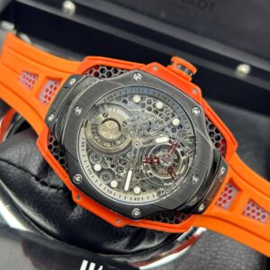 Hublot MP-09 Tourbillon Bi-Axis – Orange 3D Carbon Limited Edition