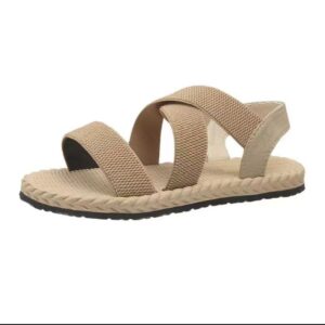 Women's Elastic Cross-Strap Comfort Sandals – Lightweight Breathable Bohemian Summer Footwear