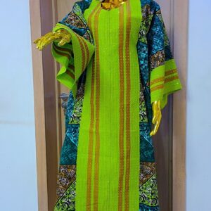 The "Lime-Geodesic" Heritage Bubu – The 2026 Emerald Sovereign