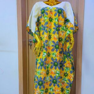 he "Saffron-Aero" Dry Lace Bubu – The 2026 Radiant Empress