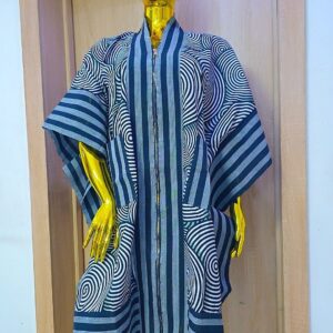 The "Obsidian-Vortex" Short Agbada – The 2026 Stealth Sovereign
