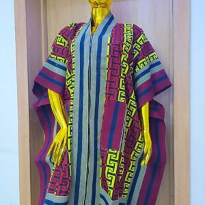 The "Imperial-Meander" Short Agbada – The 2026 Sovereign Anchor