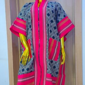 The "Magenta-Architect" Short Agbada – The 2026 Radiant Sovereign