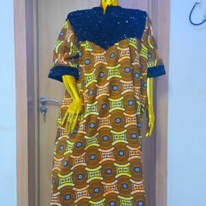 Imperial-Ochre" Sequin Bubu – The 2026 Heritage Starlight
