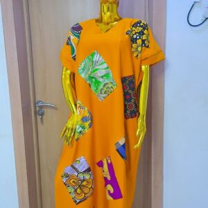 The "Saffron-Mosaic" Patchwork Bubu – The 2026 Radiant Sovereign