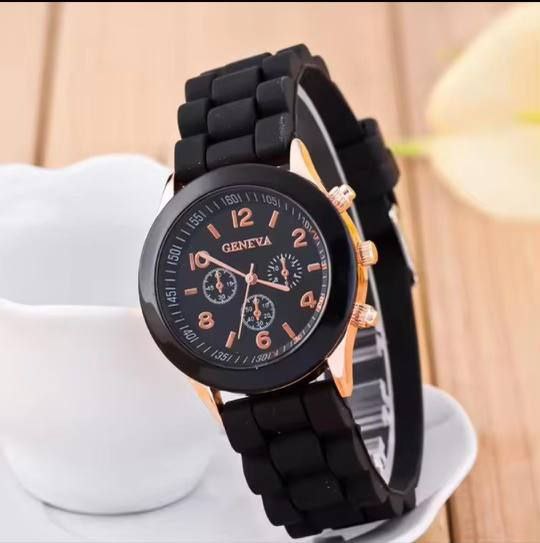Geneva Silicone Classic – Rose Gold Edition (Multiple Colors Available)