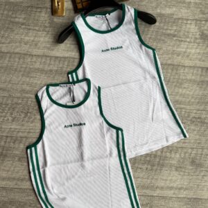 Acne Studios "Arctic Emerald" Ribbed Singlet – The Clean-Cut Essential