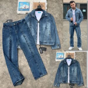Luxury "Studded Indigo" Denim Set – The 2026 Urban Architect