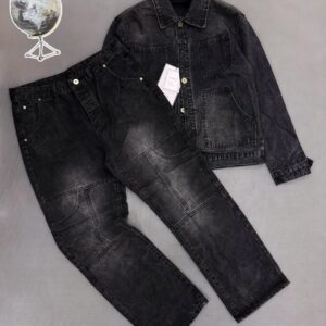 Luxury "Shadow-Work" Denim Set – The 2026 Noir Executive