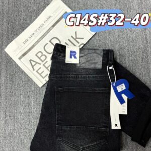 R-Fashion "Charcoal-Grain" Slim-Straight