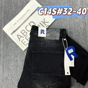 R-Fashion "Charcoal-Grain" Slim-Straight