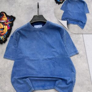 Essentiels "Indigo-Azure" Acid-Wash Tee