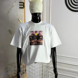 The Versace Jeans Couture "Panther Strike" Tee: Stark White & Predator Power