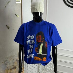 Idumota "Street Cred" Graphic Tee: Royal Cobalt & Urban Philosophy