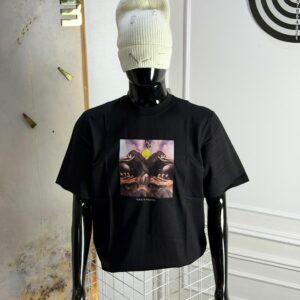 Idumota "Surrealist Sun" Graphic Tee: Obsidian Black & High-Street Artistry