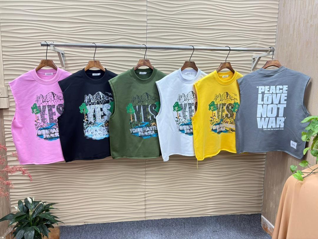 Sleeveless Graphic Crop Top – Casual Cotton Summer T-Shirt - Image 6