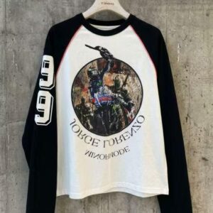 Vintage Graphic Long Sleeve T-Shirt – Premium Streetwear Raglan Tee (Unisex Cotton)