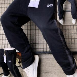 Men’s Designer Style Black Joggers – Slim Fit Sweatpants