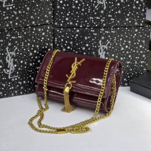The Idumota "Enchantress" Chain Bag: Liquid Shine & Gilded Grace