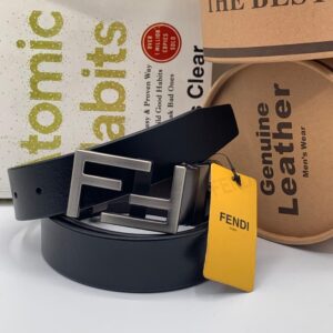 Fendi "FF-Architectural" Brushed Gunmetal