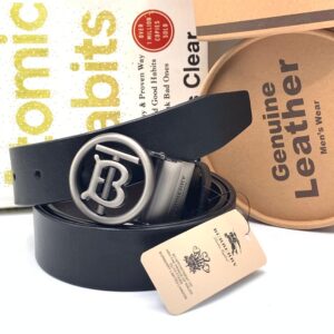 Burberry "Orbital-TB" Brushed Steel