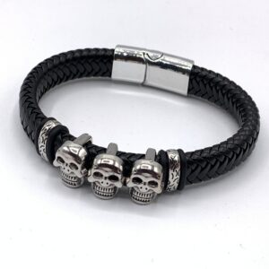 Legend Multi-Layer Leather Wrap – Midnight Black
