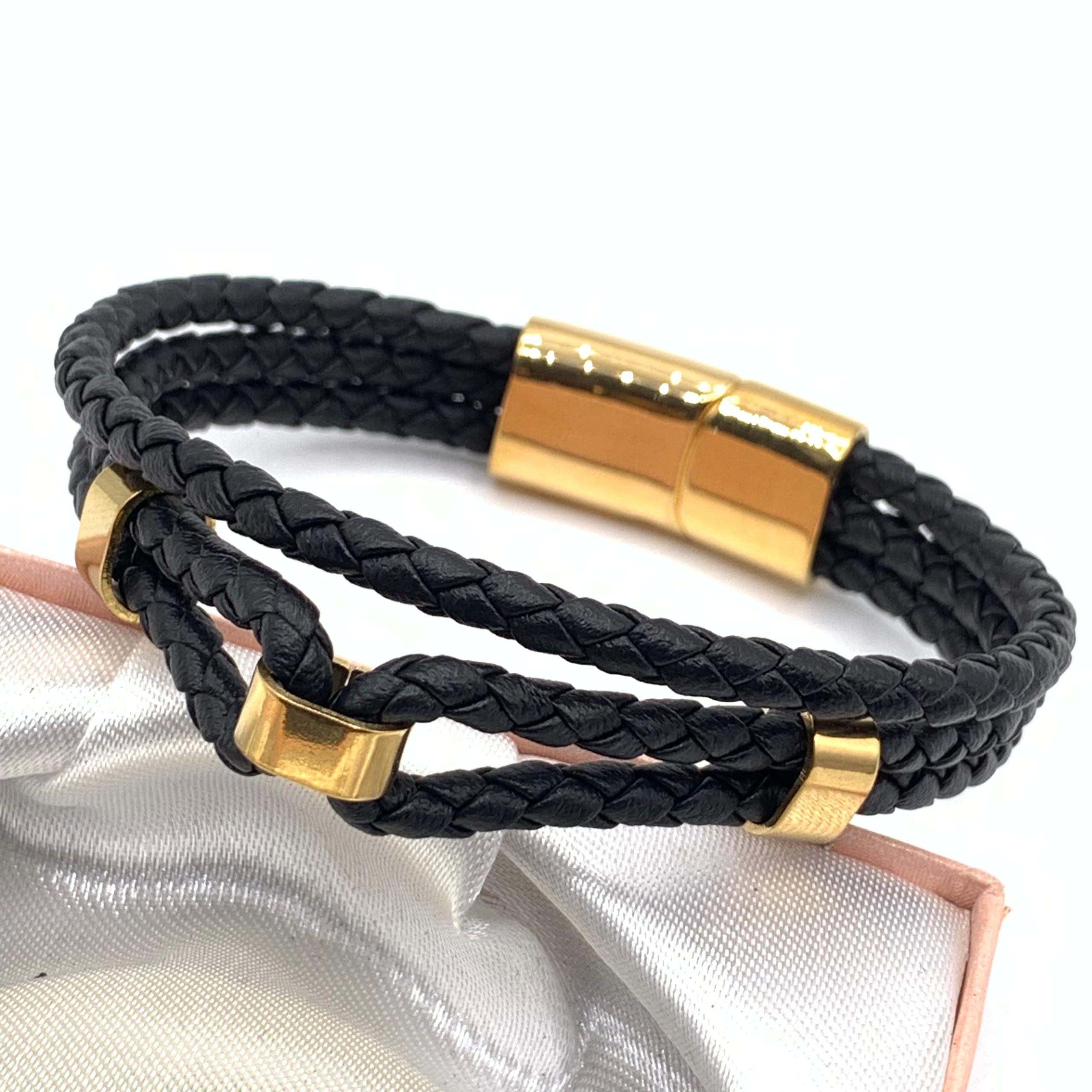 Multi-Layer Braided Leather Bracelet