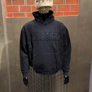 BNR "Onyx Industrial" Hoodie: Acid-Wash Obsidian & Deconstructed Luxury