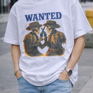 "Wanted Outlaws" Heavyweight Tee