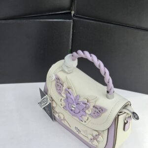 The Miss Gail "Lavender Dream" Butterfly Satchel: Whimsical Elegance