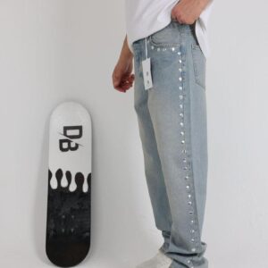 Turkey-Import "Silver-Disc" Baggy Denim