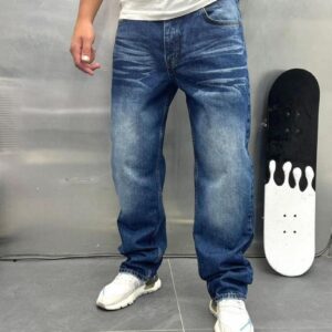Turkey-Import "Ocean-Whisker" Baggy Denim