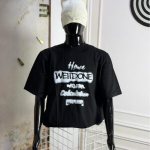 Oversized Black Printed T-Shirt