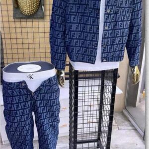 Fendi "Zucca-Indigo" Denim Set