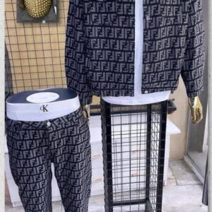 Fendi "Zucca-Obsidian" Denim Set