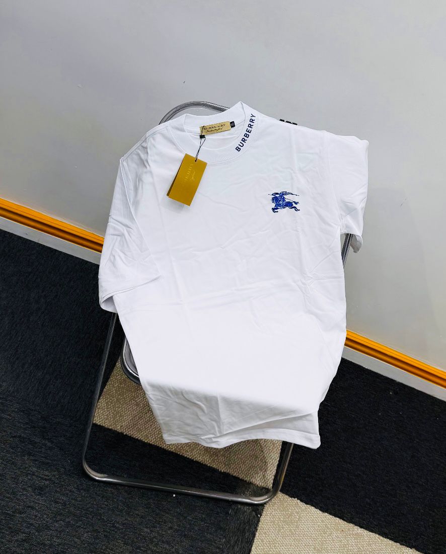 Burberry "Knight-Crest" Technical Tee - Image 4