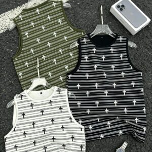 Gothic Stripe Muscle Tees