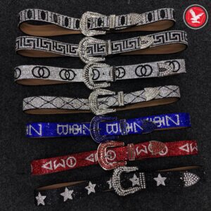 B.B. Simon Style Diamond Belts – Pure Ice, Maximum Flex