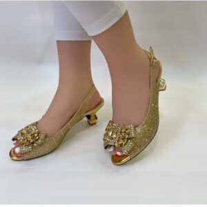 Idumota Women’s Luxe Platform Sandals – Casual Comfort with Edgy Gold Accents