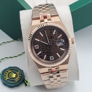 Rolex "Honeycomb" Edition – Geometric Sophistication