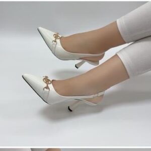 The "Prestige" Pointed-Toe Loafer Collection – Elegant Gold-Tip Design