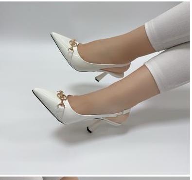 The "Prestige" Pointed-Toe Loafer Collection – Elegant Gold-Tip Design