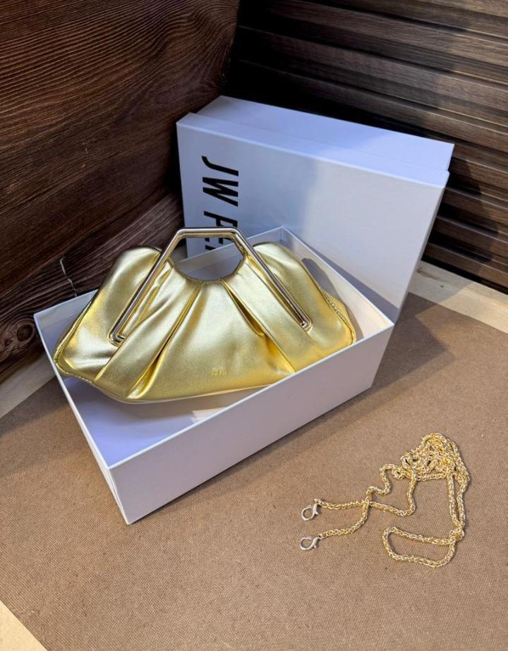 JW PEI Style Pleated "Abacus" Clutch - Image 3