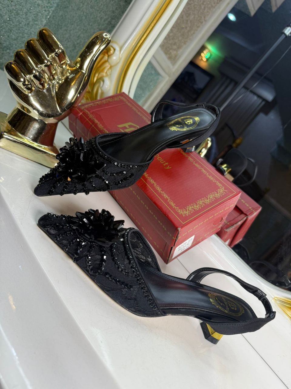 The "Serene" Pointed Slingback Collection – Elegant Criss-Cross Design - Image 4