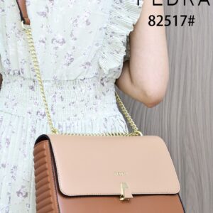 PEDRA 82517# Accordion Flap Bag – Architectural Chic