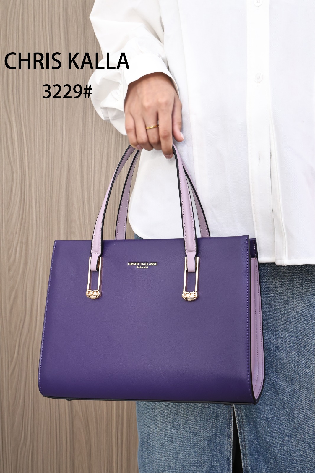 Chris Kalla "Classic" Handbag & Wallet Set - Image 8